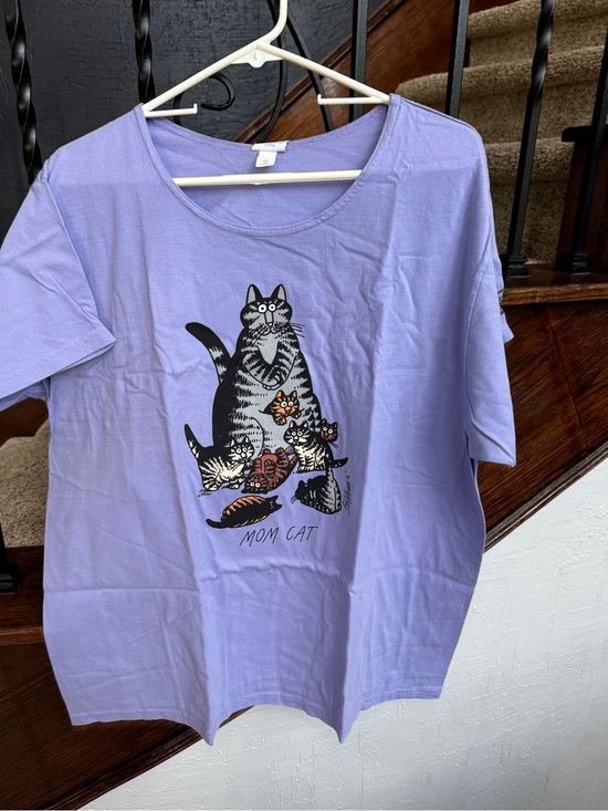 crazy shirts Other - NEW NWT Mom Cat B. kliban Hawaii Crazy Shirts Tee Lavender Mother’s Day